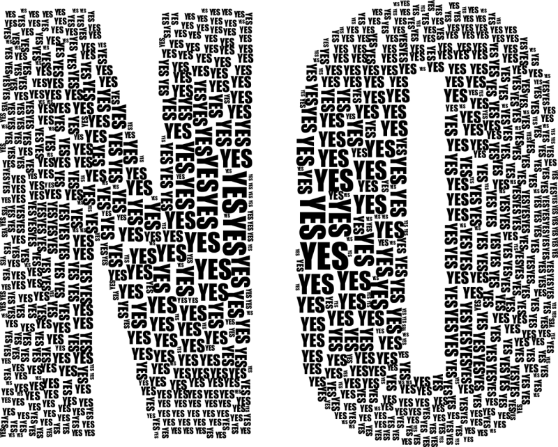 NOの文字